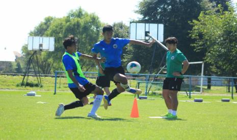 Latihan timnas U-19 di Kroasia, Rabu (9/9) waktu setempat.