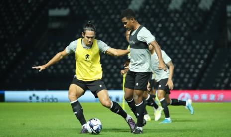 Latihan timnas U-23 jelang lawan Australia (ilustrasi)