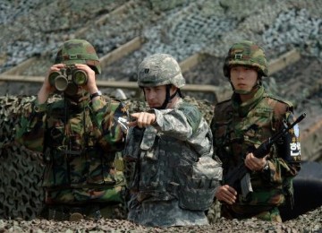 Latihan gabungan Korea Selaran_Amerika Serikat tahun lalu.