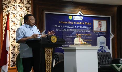 Launching dan bedah buku karya Nasihin Masha. Buku tersebut berjudul “Praksis Pancasila, Pengamalan Ideologi di Perusahaan Gobel”. 