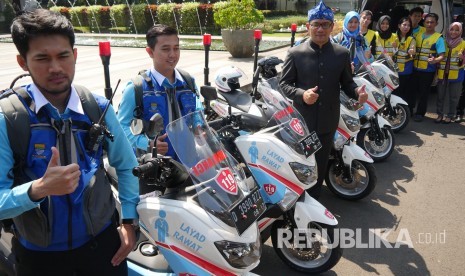 Launching Layad Rawat dan Ambulance Motor. (Ilustrasi)