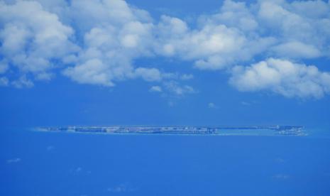 Ilustrasi suasana Laut China Selatan. 