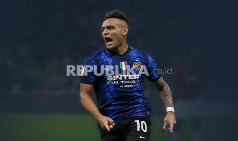 Striker Inter Milan Lautaro Martinez. 