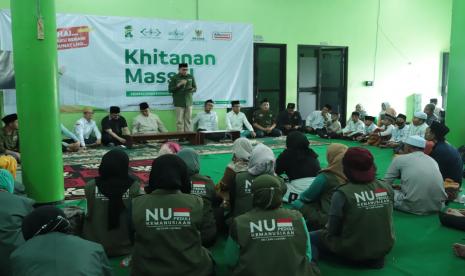 LAZISNU kembali bekerja sama dengan Alfamart melaksanakan kegiatan khitanan massal