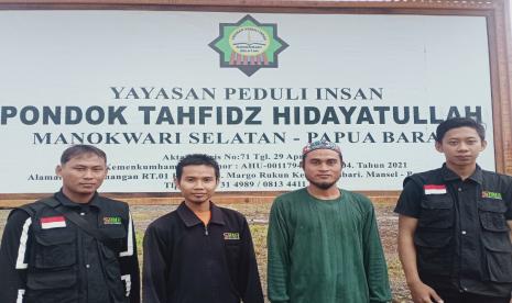 Laznas BMH menyalurkan sumur bor untuk pondok tahfidz Hidayatullah di Manokwari Selatan (Mansel), Papua.