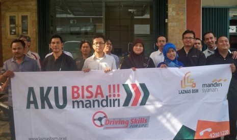 laznas bsm gelar pelatihan mengemudi