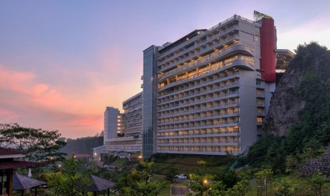 Le Eminence Hotel di Puncak, Cianjur, Jawa Barat.