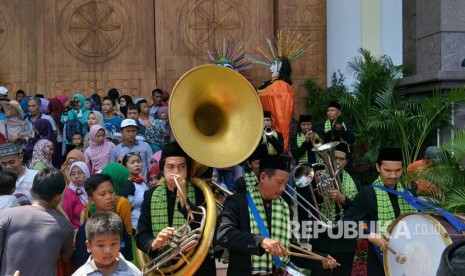 Lebaran betawi 2017 di Perkampungan Budaya Betawi Setu Babakan, Ahad (30/7)