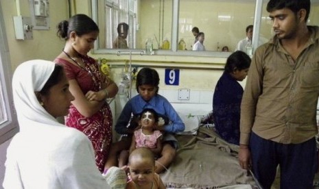 Lebih dari 6.500 anak meninggal karena penyakit radang otak (Encephalitis) di India sejak pertama kali dideteksi pada 1978