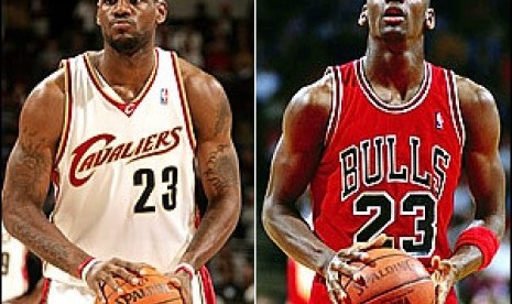 LeBron James dan Michael Jordan