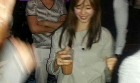 Lee Yeon Hee saat kepergok clubbing di salah satu diskotik