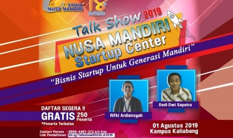 Lefleat talk show startup tanggal 1 Agustus 2019.