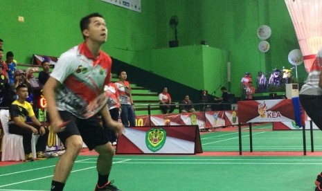 Legenda bulu tangkis Indonesia Taufik Hidayat.