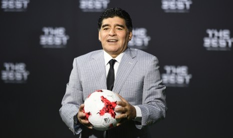 Legenda sepak bola, Diego Maradona.