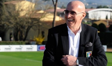 Legenda sepak bola Italia, Arrigo Sacchi.