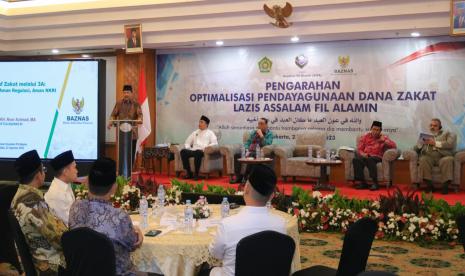 Lembaga Amil Zakat Infak dan Sedekah (Lazis) Assalam Fil Alamin (ASFA) mengadakan pertemuan Optimalisasi Pendayagunaan Dana Zakat, yang dihadiri oleh pengurus Yayasan dan Lazis ASFA, amil, para kiai pimpinan pondok pesantren/lembaga sebagai mitra salur zakat ASFA di hotel Grand Sahid Jaya Jakarta (23/8). 