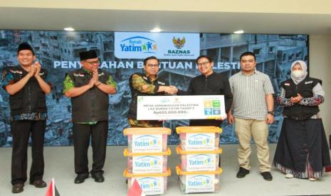 Lembaga Amil Zakat (LAZ) Rumah Yatim menyalurkan bantuan kemanusiaan tahap 2 untuk Palestina sebesar Rp 605 juta melalui Badan Amil Zakat Nasional (Baznas) RI, sebagai wujud kepedulian terhadap rakyat Palestina.