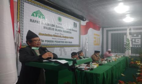 Lembaga Dakwah Khusus (LDK) Majelis Ulama Indonesia (MUI) menggelar rapat kerja I  di Pondok Pesantren Nuu Waar Al Fatih Kaaffah Nusantara (AFKN), Kabupaten Bekasi, Jawa Barat, Sabtu (13/2).