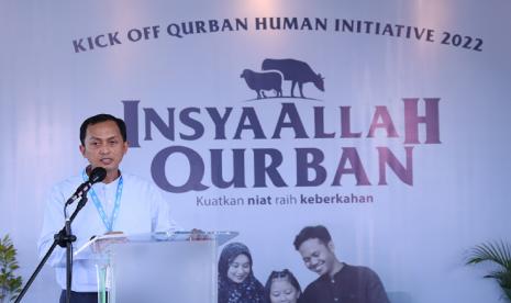 Lembaga kemanusiaan Human Initiative meluncurkan program kurban 2022. 