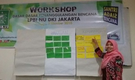  Lembaga Penanggulangan Bencana dan Perubahan Iklim Nahdlatul Ulama (LPBI NU) DKI Jakarta melakukan kegiatan 