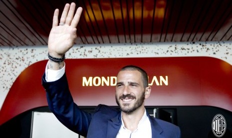 Leonardo Bonucci di markas Milan.