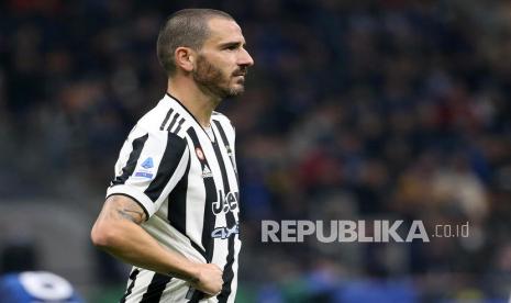 Pemain belakang Juventus, Leonardo Bonucci. Bonucci yang masih cedera akan absen saat Juventus bertandang ke markas AC Milan pada lanjutan giornata ke-23 Serie A Liga Italia 2021/2022 di Stadion San Siro, Senin (24/1/2022) dini hari WIB. 