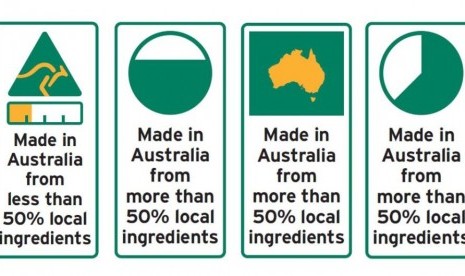 Lewat label ini publik akan mengetahui komposisi kandungan bahan makanan yang diproduksi di Australia.