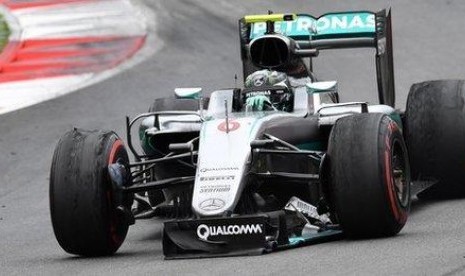 Lewis Hamilton saat beraksi GP Austria (ilustrasi). GP Austria diharapkan menjadi seri pembuka musim Formula Satu (F1) 2020.