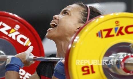 Lifter putri Indonesia, Lisa Setiawati gagal memberikan emas pada ajang Sea Games 2019 di Filipina.