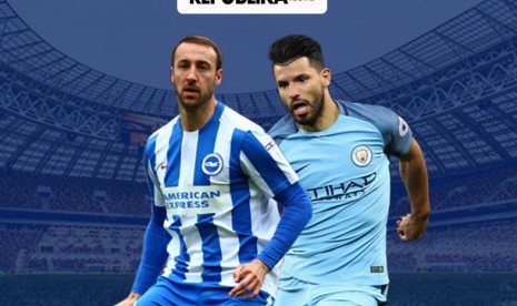 Liga Inggris, Brighton & Hove Albion Vs Manchester City