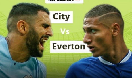 Liga Inggris, Manchester City City vs Everton.