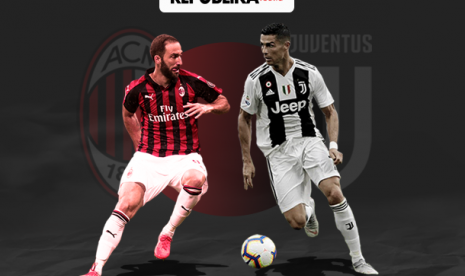 Liga Italia, AC Milan vs Juventus.