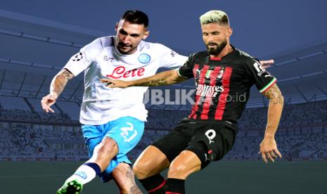 Laga Liga Italia: AC Milan Vs Napoli.