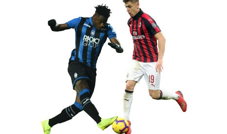 Liga Seri A Italia, Atalanta vs AC Milan.