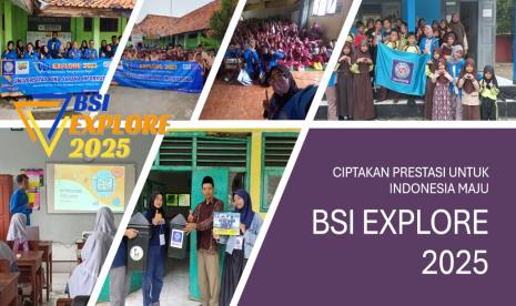 Lima mahasiswa Program Studi Sistem Informasi Universitas Bina Sarana Informatika (UBSI) Kampus Solo dengan antusias berpartisipasi dalam program BSI Explore 2025 yang mengusung tema “Ciptakan Prestasi untuk Indonesia Maju”.