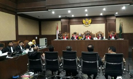 Sidang kasus proyek pengadaan KTP elektronik di PN Tipikor Jakarta.