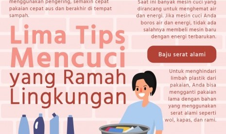 Lima tips mencuci ramah lingkungan