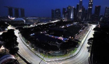 Lintasan Formula 1 di Sirkuit Singapura