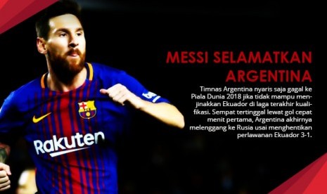 Lionel Messi Sang Pahlawan Argentina.