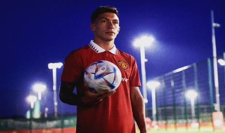 Lisandro Martinez, bek baru Manchester United (MU).