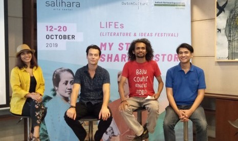 Literature and Ideas Festival (LIFEs) 2019 menggelar konferensi pers kegiatan festival bertema My Story, Shared History yang akan berlangsung pada 12-20 Oktober 2019. 