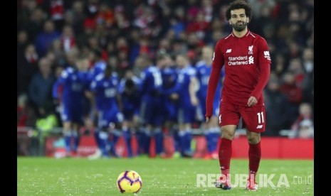  Liverpool gagal raih angka penuh, bermain imbang 1-1 lawan Leicester City di Stadion Anfield, Kamis (31/1) dini hari WIB.