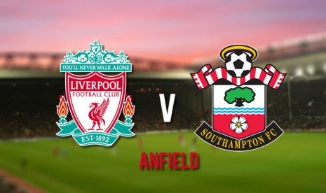 Liverpool kontra Southampton di Anfield, Ahad (17/8) malam WIB.