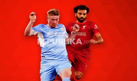 Liverpool vs Manchester City, adu pintar Kevin De Bruyne dan Mohamed Salah.