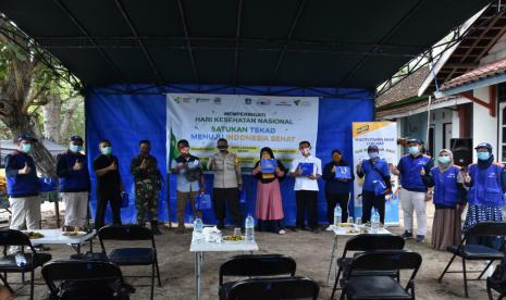  LKC Dompet Dhuafa Nusa Tenggara Barat (NTB) bersama dengan Kimia Farma melalui Program Klinik Apung dan Kawasan Sehat  mengadakan kegiatan Deklarasi Dusun ODF (open defecation free) atau stop buang air besar sembarangan (stop BABS), di Dusun Labuan Cenik Desa Gili Gede Indah, Lombok Barat, NTB.