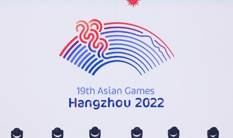 Logo Asian Games 2022 di Hangzhou, Cina.