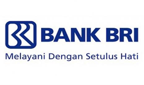 Logo Bank Rakyat Indonesia (BRI). BRI optimistis rights issue akan mendorong valuasi saham.