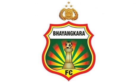 Logo klub sepak bola Bhayangkara FC yang berganti nama menjadi Bhayangkara Presisi Indonesia FC.