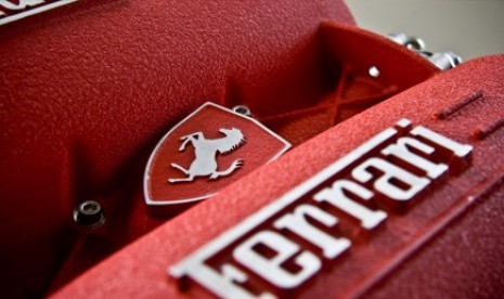 Logo Ferrari. Ilustrasi