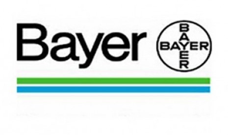 Logo grup usaha Bayer asal Jerman.